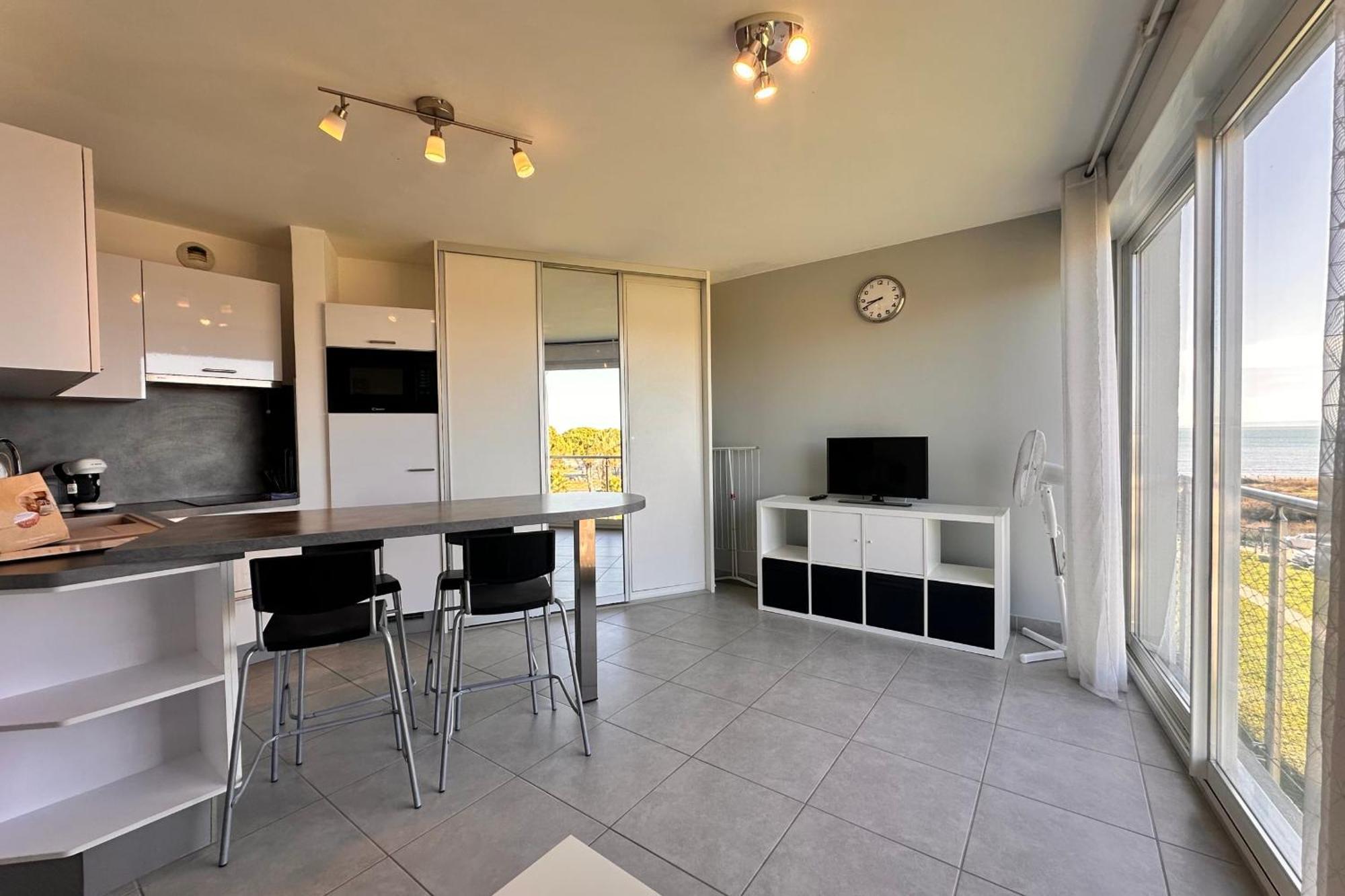 Les Pieds Dans Le Sable Appartement Vue Mer 1 Chambre 1 Cabine Le Grau-du-Roi Exteriör bild